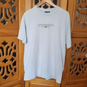 Vintage Gotcha Men's Light Blue T-Shirt